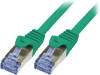 CQ3065S Patch cord; S/FTP; 6a; многопров; Cu; LSZH; зеленый; 3м; 26AWG