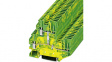 3060380 UTTB 2,5/2P-PE terminal block green-yellow 0.14...4 mm2