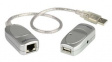 UCE60-AT  USB Extender, CAT5 / 5e / 6, 50m
