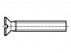 1435140 Винт; M4x55; DIN: 963A; Головка: потайная; прямой; сталь; цинк; 1мм