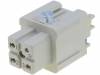 09200032733, Разъем: HAN; "мама"; Quick Lock; PIN:4; 3+PE; размер 3А; 10А; 600В, Harting