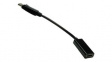 12993144 Video Cable Adapter, DisplayPort Plug - HDMI Socket 150mm