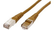 21.15.1318 Patchcord Cat 6 S/FTP 300 mm Brown