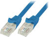 CP2056U Patch cord; U/UTP; 6; многопров; CCA; ПВХ; синий; 2м; 24AWG