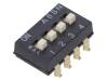 A6SN4104, Переключатель: DIP-SWITCH; Кол-во секций: 4; ON-OFF; 0,025A/24ВDC, Omron