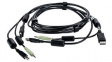 CBL0102 KVM Cable, USB/DisplayPort/Audio, 1.8m