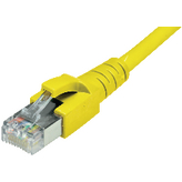 RND 765-00229, Patch Cable, RJ45 Plug - RJ45 Plug, CAT6, S/FTP, 500mm, Yellow, RND Connect