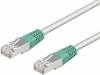 F/UTP5-CCA-CR-005 Patch cord; F/UTP; 5e; многопров; CCA; ПВХ; серый; 0,5м