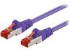 95460 Patch cord; S/FTP; 6; многопров; CCA; ПВХ; фиолетовый; 0,25м