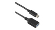 ACC923EU USB Cable, 150mm, Black