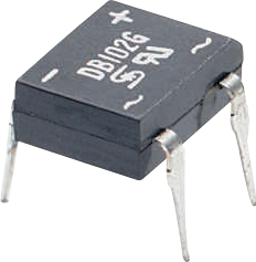 DB102G, Bridge rectifier 100 V 1 A DIL-4, Taiwan Semiconductor