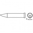 XT AA Soldering Tip Round shape beveled 60°