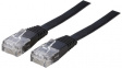 BB-FL-UTP6-1-B Patch cable, flat Cat.6 U/UTP 1.00 m