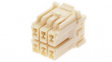 212209-2040  CP-3.3, Receptacle Housing, 4 Poles, 2 Rows, 3.3mm Pitch