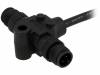 PS-040400-MM0-TSA01, Разветвитель; 2 М12 "папа", кабель; код A-DeviceNet / CANopen, Amphenol