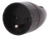 GN-171 CZ, Разъем: питания AC; гнездо; Конфиг.выводов:2P+PE; черный; 250ВAC, JONEX
