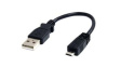UUSBHAUB6IN Charging Cable USB-A Plug - USB Micro-B Plug 152mm USB 2.0 Black