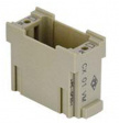 CX 01 VM CX, male insert, without connector and shield, modular units series MIXO