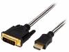 84486 Кабель; HDMI 1.3,dual link; вилка DVI-D (18+1), вилка HDMI; 3м