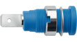 SEB 7080 Ni / BL Laboratory socket diam. 4 mm Blue CAT III