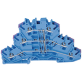 2002-3209, Three-tier terminal L blue 0.25...2.5 mm2, Wago