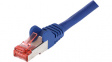 PB-SFTP6-05-BL-T Patch cable Cat.6 S/FTP 0.50 m