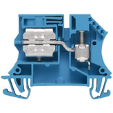 WNT 6 10X3, Terminal block with disconnector WNT blue 0.5...6 mm2, Weidmuller