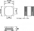 1616FPS-R82N-01 Индуктор, SMD 0.82 uH 4 A ±30%