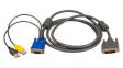 CBL0174 KVM Cable, USB/VGA,