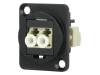 CP30214MB Соединитель; с обеих сторон, LC; FT; черный; Корп: стандарт XLR