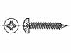 M2.9X25/BN994 Винт; 2,9x25; Головка: цилиндрическая; Phillips; сталь; цинк