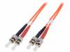 DK-2511-02, Световодный патч-корд; OM2; ST/PC, с обеих сторон; 2м; LSZH, DIGITUS
