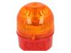 PSS-0096, Сигнализатор: светозвуковой; 110/230ВAC; Цвет: оранжевый; IP65, Klaxon