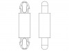 8G806V42859 Дистанц PCB; полиамид 66; Дл: 18мм; защелка / защелка; UL94V-0