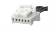 15133-0605 Pico-Clasp-to-Pico-Clasp Off-the-Shelf (OTS) Cable Assembly Single Row 450.00mm Length 6 Circuits White
