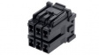 212209-2041  CP-3.3, Receptacle Housing, 4 Poles, 2 Rows, 3.3mm Pitch