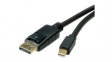 11.04.5814 Video Cable, DisplayPort Plug - Mini DisplayPort Plug, 7680 x 4320, 1m
