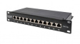 DN-91612S-EA 10GbE Patch Panel, Cat.6a, 12x RJ45, 10