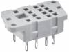 G4/2, Панелька; PIN:8; 12А; 250ВAC; Монтаж: на панель; Выводы: под пайку, RELPOL
