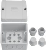 DK 0200 G, Cable junction box 88 x 88 x 53 mm, Hensel