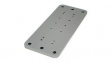 97-101-003 Wall Track Mount Plate, Silver, Suitable for LX, 400, 200, 100 Series Mounts, 23