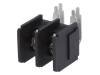 DG66RT-02P-13-00AH, Зажимная рейка для печатных плат; угловой 90°; 11мм; на PCB, DEGSON