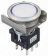 LB6ML-A1T64PW Кнопочный переключатель с подсветкой 2CO 5 A 30 В / 125 В / 250 В IP65