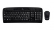 920-003989 Keyboard and Mouse, 1000dpi, MK330, US English, QWERTY, Wireless