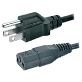 P301-2165-1, Mains cable USA Male IEC-320-C13 2.4 m, Maxxtro