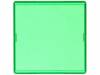 A0262E Линза для кнопки; Цвет: зеленый; 29x29мм