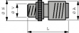 DMS 3101A20-27P+DMS 3057-12A Coupler plug, 14-pin