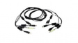 CBL0107 KVM Cable, USB/DisplayPort/Audio, 3m