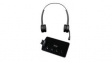 AXH-PRX3D NC Headset Pime X3 with Docking Station, On-Ear, Wireless/Bluetooth/USB, Black
