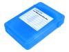 UA0133, Корпус для дисков:3,5"; синий; Мат-л корп: пластмасса, LOGILINK